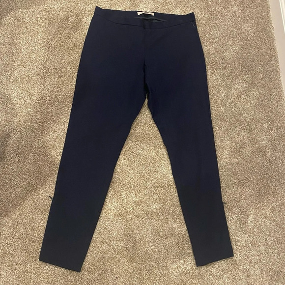 EUC Banana Republic Sloane Fit Slim Zip Ankle Navy Blue Ankle Pants - Picture 3 of 7